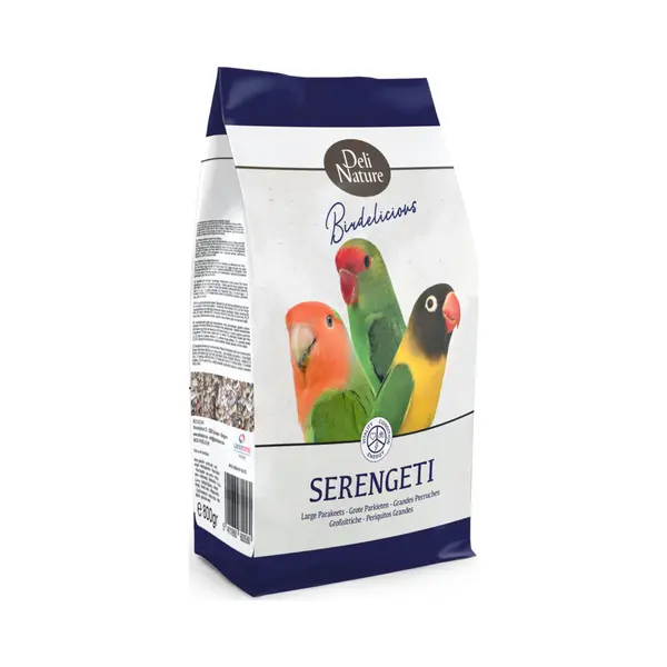 Deli Nature Grote Parkieten Serengeti Birdelicious - 800 Gr thumbnail