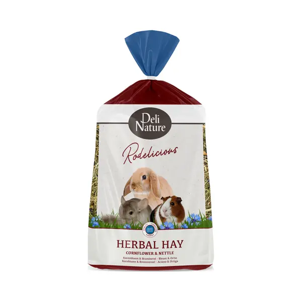 4+2 Gratis, Deli Nature Rodelicious Kruidenhooi Korenbloem&Brandnetel 600gr thumbnail