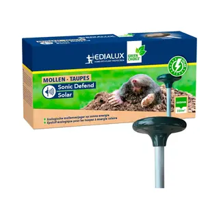Edialux Solar Maulwurf Vertreiber Für Den Garten, Umweltfreundlicher Maulwurfschreck Mit Vibration Und Ultrasonisch, Maulwurfabwehr Outdoor, Wetterfestes