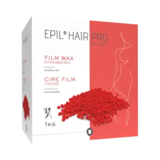 Sibel Wax Pearls-Strawberry- Hot Depilatory- Sensitive Skin - Parels 1Kg