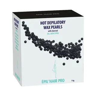 Sibel Epilatiewax Parels 1kg. Zwart Charcoal