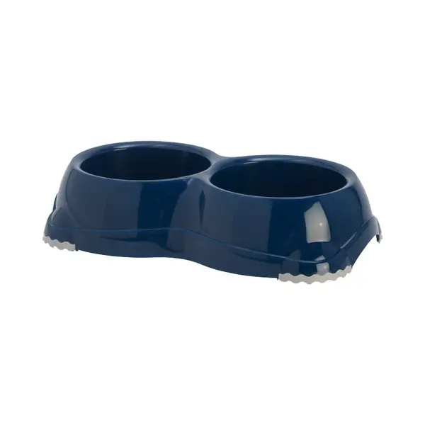 Moderna Plastic Hondeneetbak Dubbel Smarty 2 Blueberry (inhoud 2x 645 Ml) thumbnail