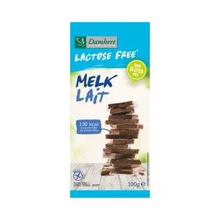 Damhert Chocoladereep Melk Glutenvrij En Lactosevrij - 100 Gr