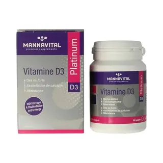 Mannavital Vitamine D3 Platinum | 90 Capsules