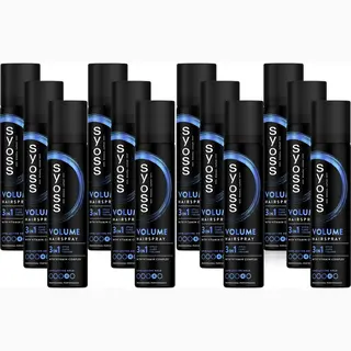 Syoss Volume - Haarspray - Styling, Verzorging En Herstel - Volume - Vochtbestendig - Intens Volume - 48u Style-controle - Voordeelverpakking - 12x