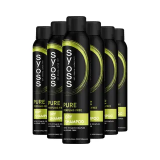 6x Syoss Pure Fresh Droogshampoo 200 Ml