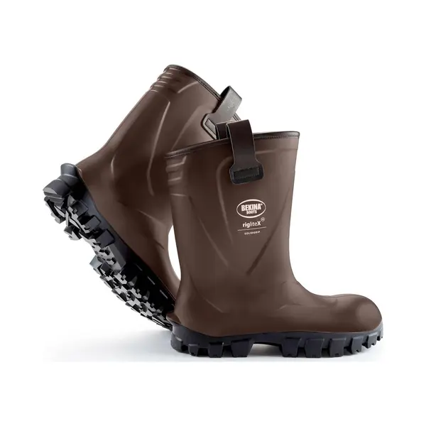 Bekina Riglite X Halbhohe Leichte Sicherheitsstiefel Für Herren Und Damen Mit Stahlkappe Und Stahlsohle, Rutschfeste Arbeitsstiefel Für Landwirtschaft Und thumbnail