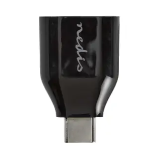 Nedis CCGP60915BK cable gender changer Usb-C Usb-A Black