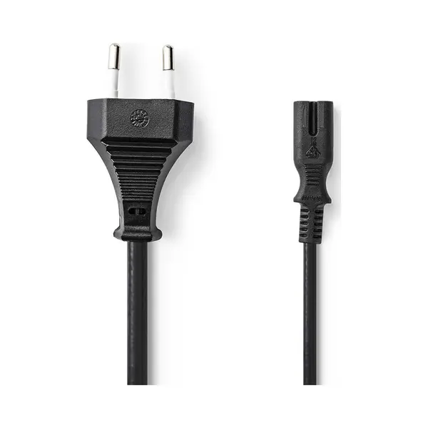 Nedis PCGB11040BK30 Stromkabel Schwarz 3 m C7-Koppler thumbnail