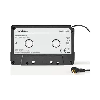 Nedis ACON2200BK audiocassetteadapter Zwart