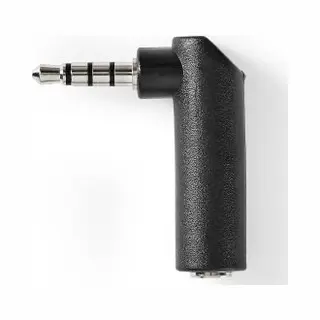 Nedis CAGB22980BK Kabeladapter 3.5 mm 3,5 mm Schwarz