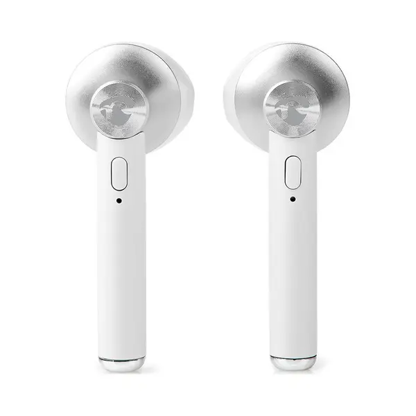 Nedis HPBT3052WT hoofdtelefoon/headset Hoofdtelefoons Draadloos In-ear Bluetooth Oplaadhouder Wit thumbnail