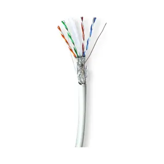 Nedis CCBG8528GY100S Netzwerkkabel Grau 100 m Cat6 S/Ftp (S-Stp)