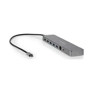 Nedis CCBW64260AT02 interface hub Usb 3.2 Gen 1 (3.1 Gen 1) Type-C Antraciet
