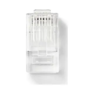 Nedis CCGB89330TP kabel-connector RJ45 Transparant