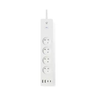 Nedis SmartLife Power Strip – Wifi – Frankrijk / Type E (Cee 7/6) / Usb A/Usb-C – 16 A – 3680 W – 2, 00 M – 0-55 °C – Android/iOS –