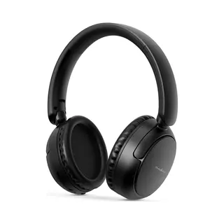 Nedis HPBT4024BK hoofdtelefoon/headset Bedraad en draadloos Hoofdband Oproepen/muziek Usb Type-C Bluetooth Zwart