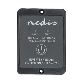 Nedis Afstandsbediening Voor Omvormer – 6 M Kabel – RJ12 – Zwart