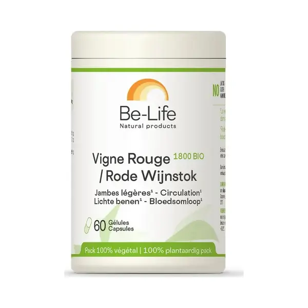 Be-Life Rode Wijnstok 1800 Bio - 60 Capsules thumbnail
