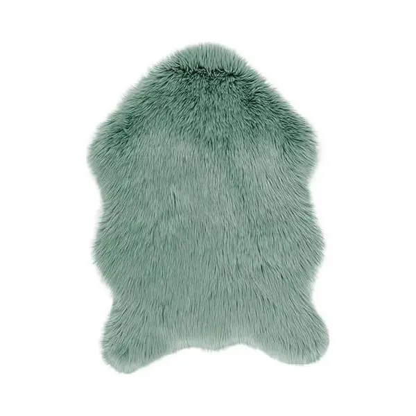 Tiseco Home Studio Vloerkleed - Fluffy - Groen - Default thumbnail