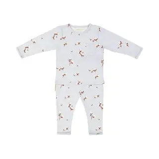 Puckababy Baby Pyjama/sleepsuit Sleepwear - 6-12m - Katoen - Cotton Flower