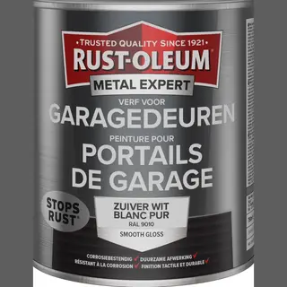 Rust-Oleum Verf Voor Garagedeuren - Ral 9010 Zuiverwit - 0, 75L