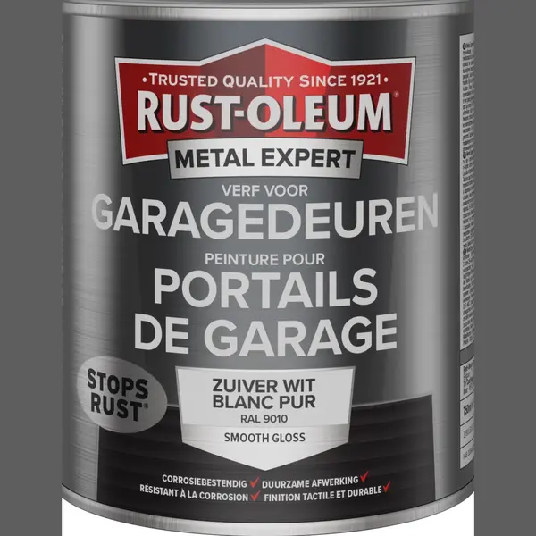 Rust-Oleum Verf Voor Garagedeuren - Ral 9010 Zuiverwit - 0, 75L thumbnail