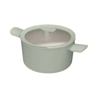 BergHOFF 3950453 soeppan 5,5 l Groen Aluminium, Glas, Silicone