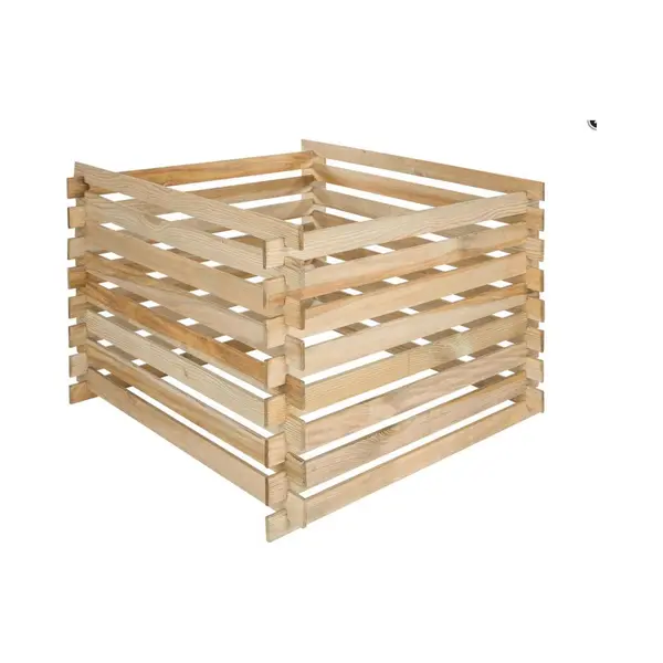Practo Garden - Tuincomposter - Geïmpregneerd Dennenhout - 100x100xh70cm thumbnail