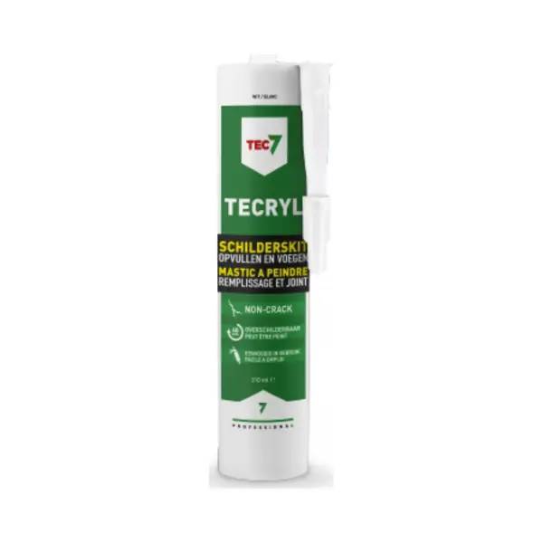 tec+ Tecryl Tec7 Malerspachtel, Kartusche, 310 Ml thumbnail
