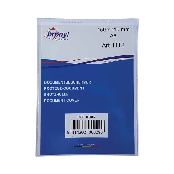 Bronyl U-mapje Uit Transparante Pvc Van 180 Micron, Ft A6 thumbnail