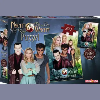 Nachtwacht Puzzel Met Poster 40 X 60 Cm - Het Duistere Hart - 200 Pcs.