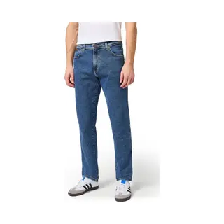 Wrangler Texas Stretch Herren Jeans - Regular Fit - Blue Black - Black Overdye - Darkstone - Stonewash
