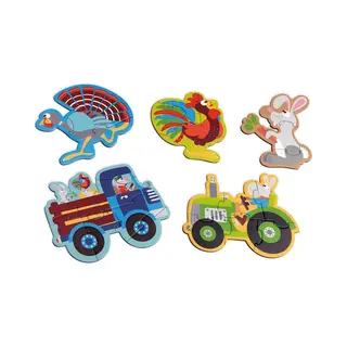 Scratch Boerderij Puzzel (26 onderdelen)