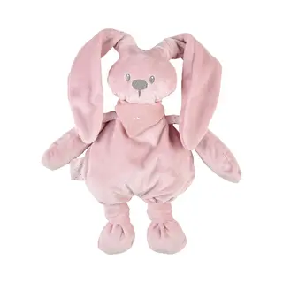 Nattou Lapidou Knuffel - Konijn - 30 Cm - Oudroze