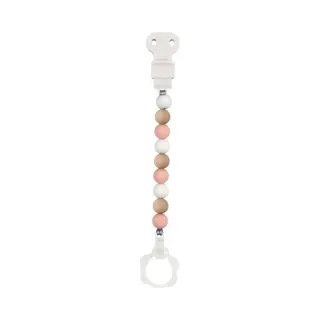 Nattou Fopspeenketting Silicone Roze | 1 Stuk