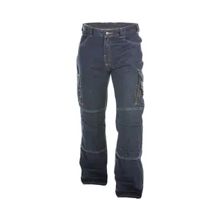 Dassy, Werkbroek, Stretch Werkjeans Knoxville Spijkerbroek Blauw Maat 60 (60)