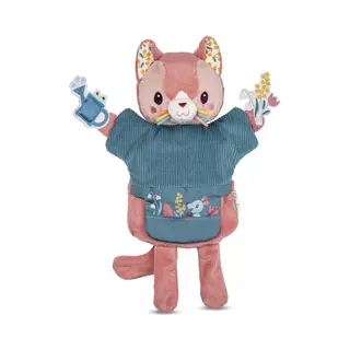 Lilliputiens - Handpop Jeanne De Kat - Vanaf De Geboorte Tot De Leeftijd Van De Eerste Verhalen, Met Deze Pop Kun Je Verhalen Tot Leven Brengen -