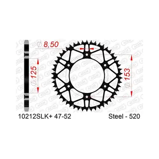 Afam 10212SLK+52 Kettenrad