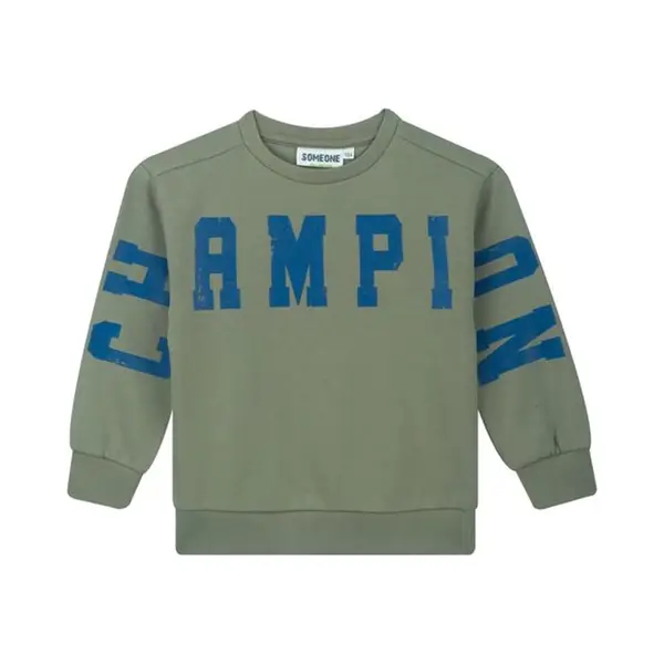 Someone Jackson-Sb-16-F Jongens Trui - Light Khaki thumbnail