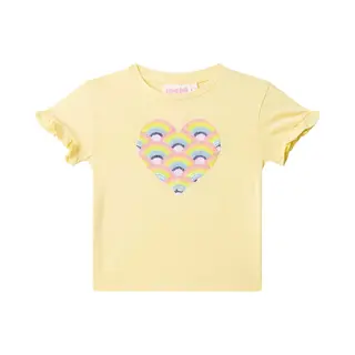 Someone Faro-Sg-02-A Meisjes T-shirt - Light Yellow