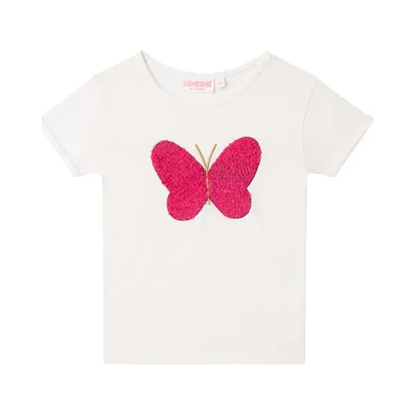 Someone Felice-Sg-02-M Meisjes T-shirt - Ecru thumbnail