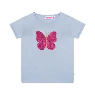 Someone Felice-Sg-02-M Meisjes T-shirt - Light Blue