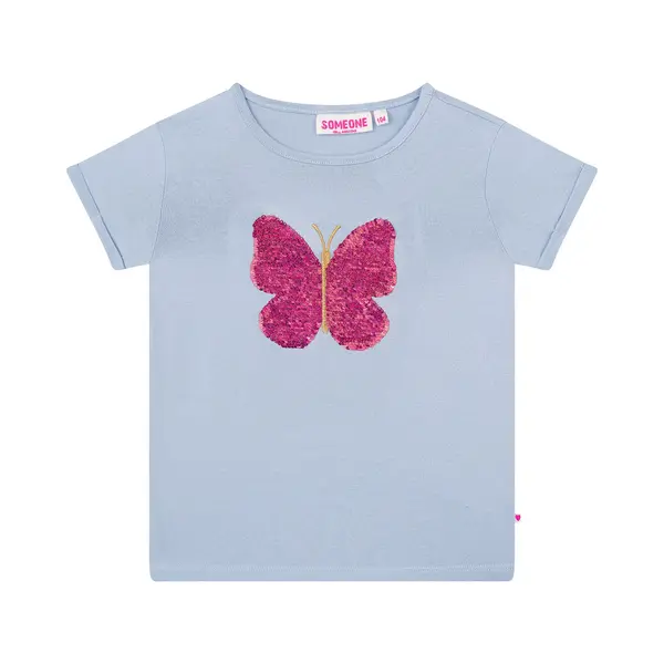 Someone Felice-Sg-02-M Meisjes T-shirt - Light Blue thumbnail