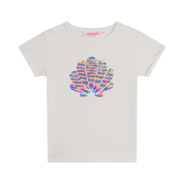 Someone Zora-Sg-02-J Meisjes T-shirt - Ecru thumbnail