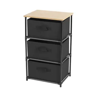 Urban Living De Kube Planken Met 3 Laden, 39 X 30 X 68 Cm