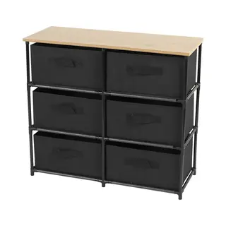Urban Living De Kube Planken Met 6 Laden 75, 6 X 29, 7 X 68 Cm