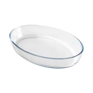 Chef Traiteur Ovenschaal Van Borosilicaat Glas - Ovaal - 4 Liter - 40 X 27 X 7 Cm