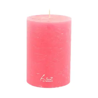 Rasteli Luz Your Kaars Cilinder Roze-Fuchsia Roze D 9 Cm H 13 Cm