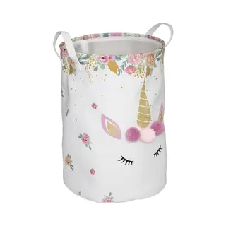 Atmosphera Speelgoedmand Eenhoorn - Opberger - Mand - Wasmand - Unicorn